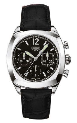 TAG Heuer Monza Chronograph Stainless Steel / Black